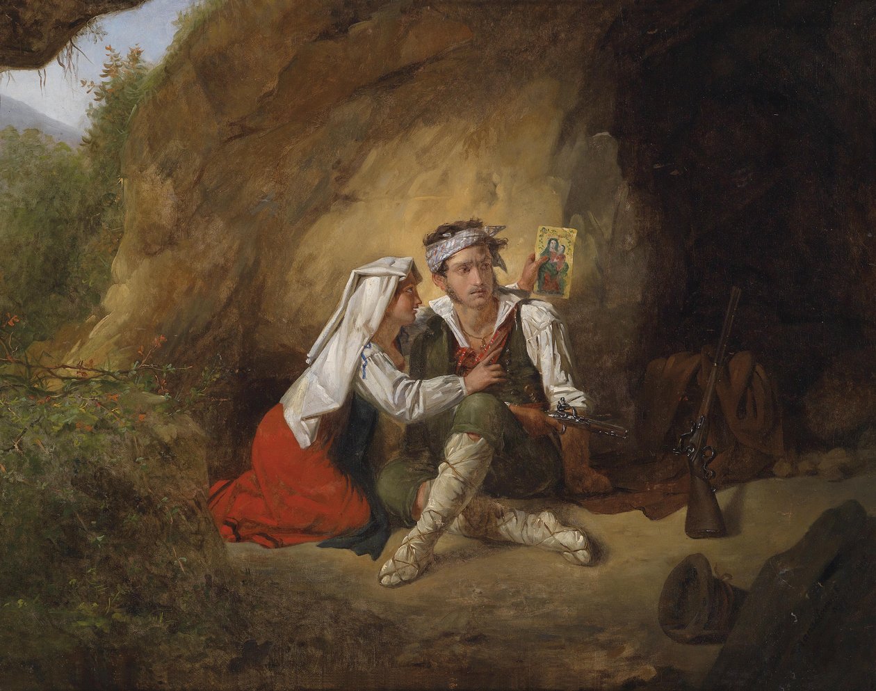 Incoraggiamento prima della battaglia da Pieter van Hanselaere