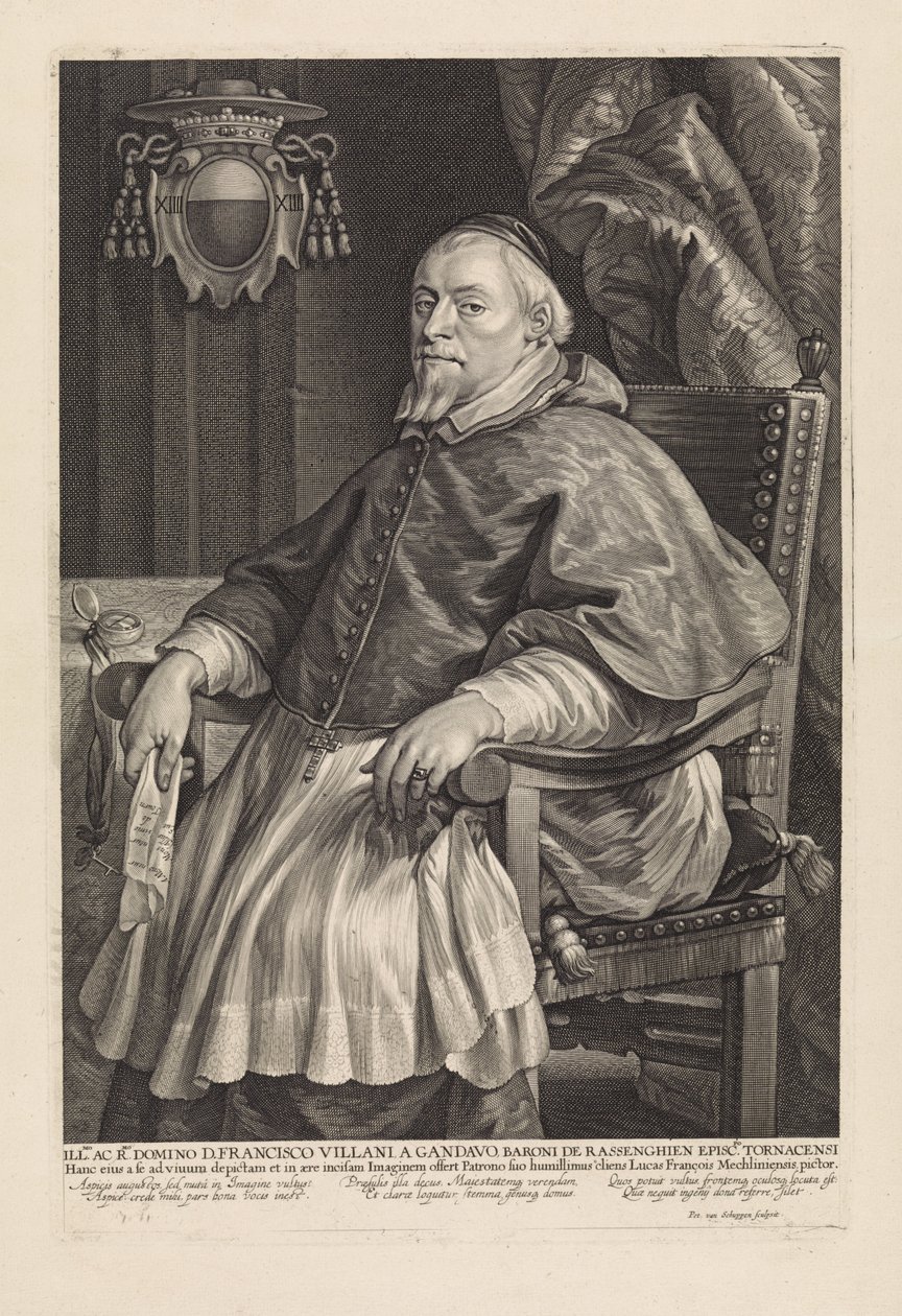 Ritratto di François Villain, Vescovo di Tournai da Pieter van Schuppen