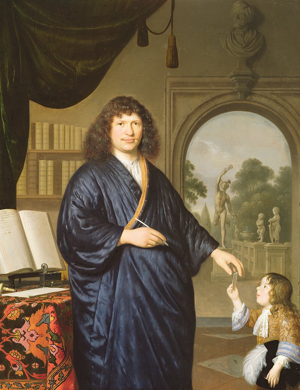 Ritratto di un gentiluomo, 1678 da Pieter Cornelisz van Slingelandt