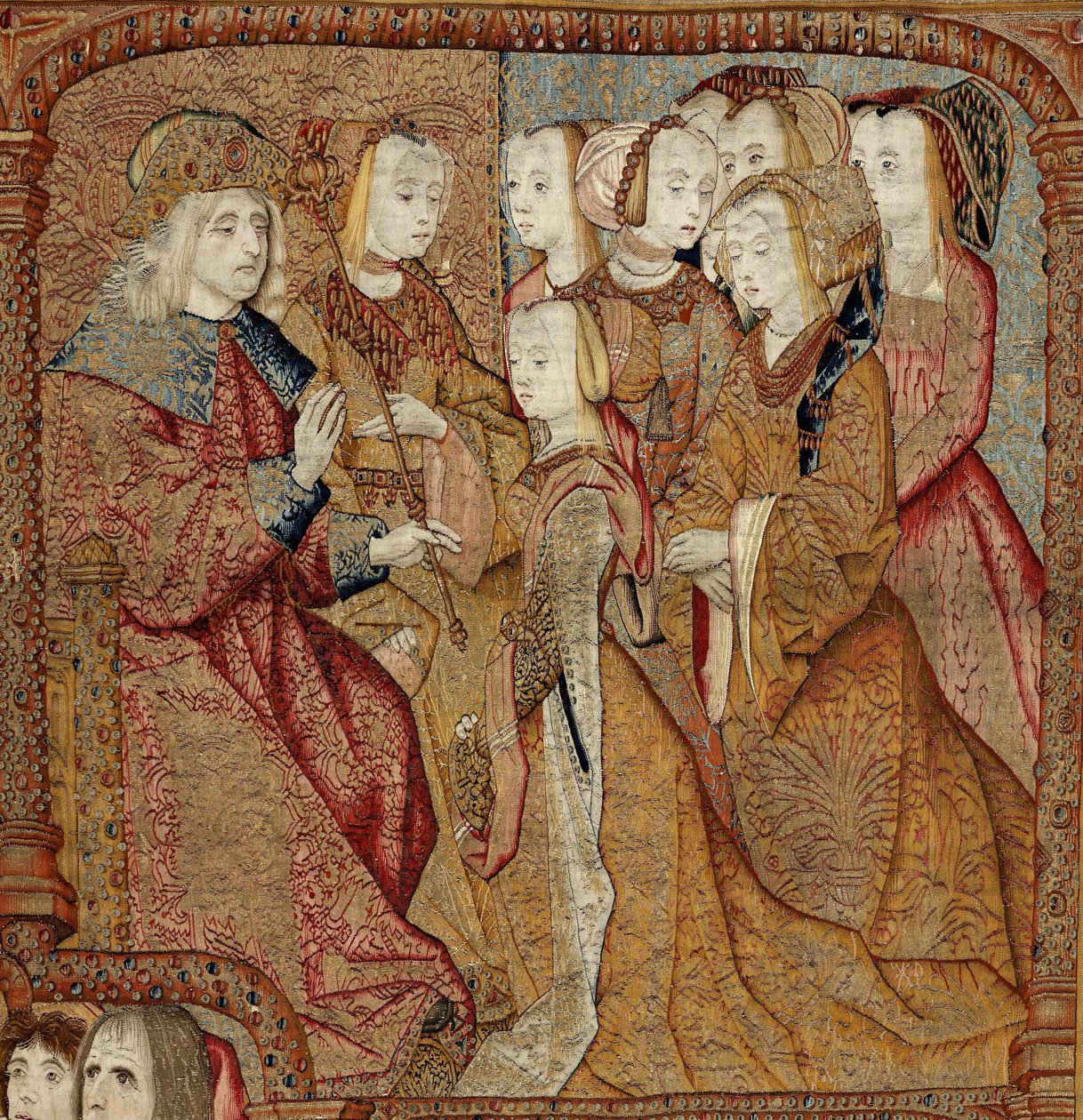 Trionfi della Madre di Dio o Panos de Oro, c.1500-02 da Pieter (attr. to) Coecke van Aelst