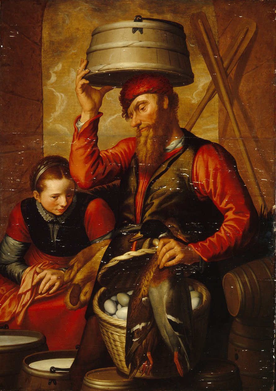 Il venditore di pollame da Pieter Aertsen