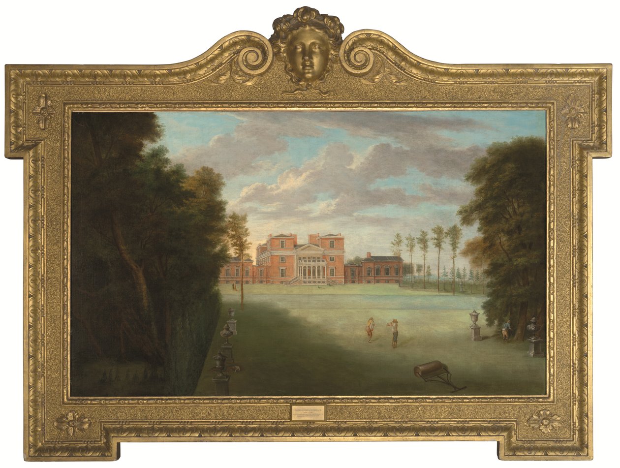 Veduta di Tottenham Park, Wiltshire (olio su tela) da Pieter Andreas Rysbrack