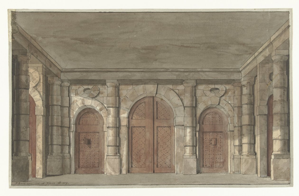 Progetto per una scenografia di un
