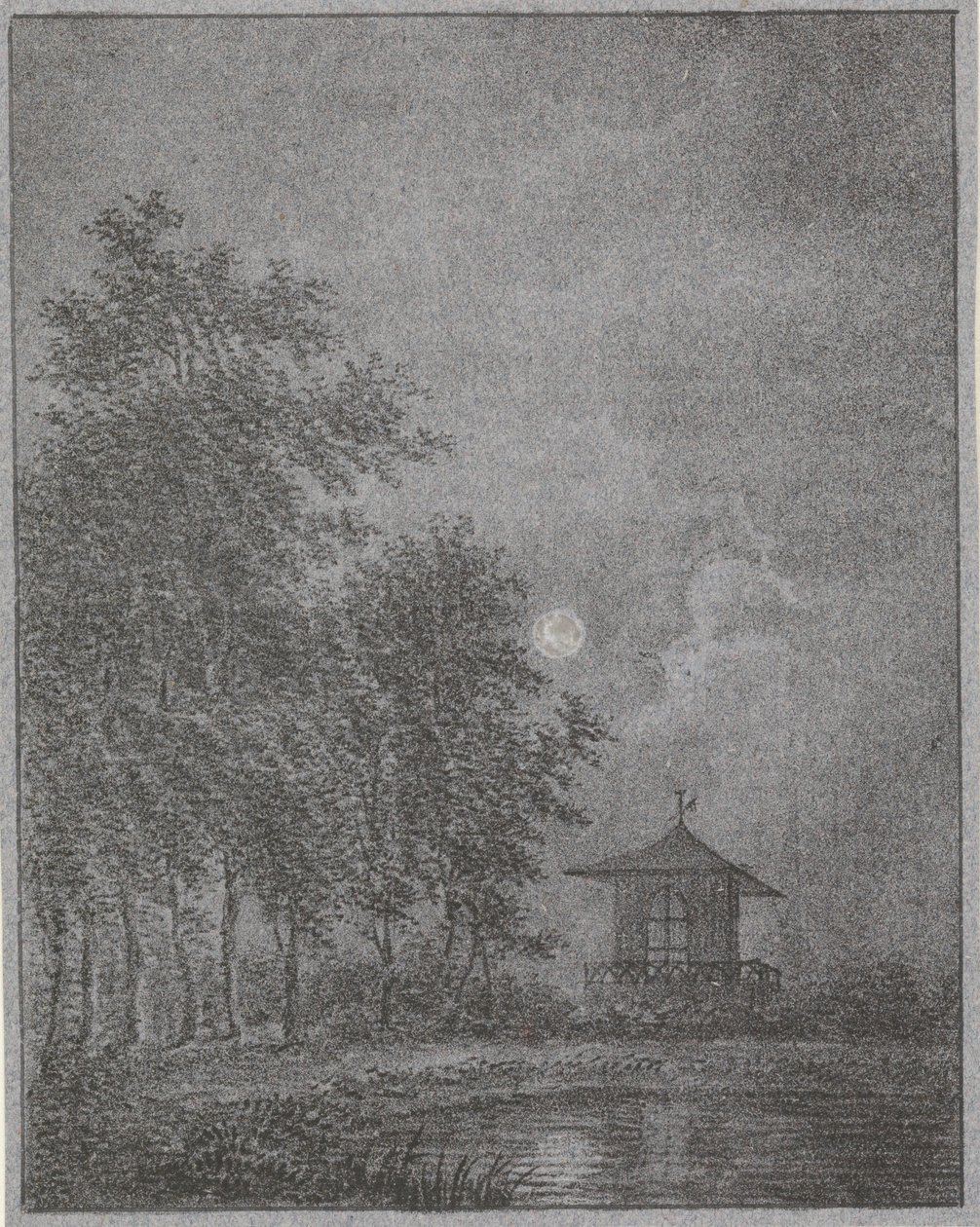 Giardino al chiaro di luna da Pieter Bartholomeusz. Barbiers