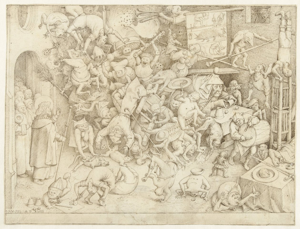 Caduta del mago Hermogene da Pieter Bruegel (I)