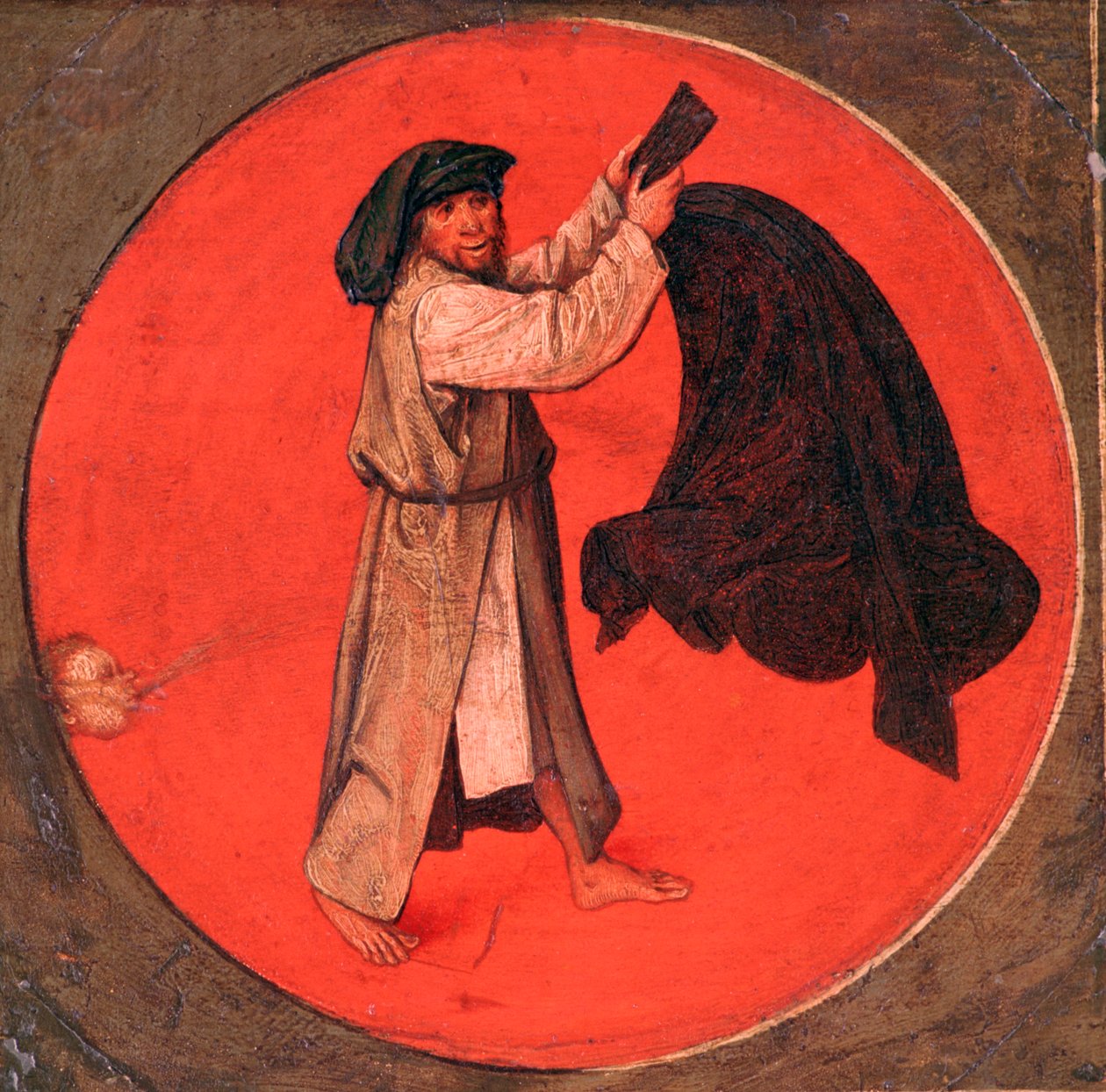 Scuote il suo cappotto secondo il vento, c1558-1560 da Pieter Bruegel the Elder