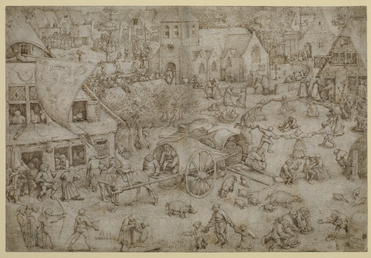 Kermesse a Hoboken, 1559 da Pieter Bruegel the Elder