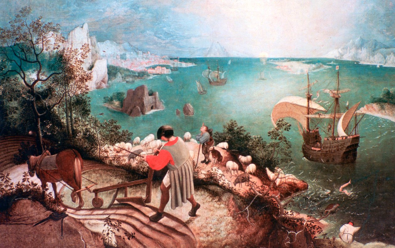 Paesaggio con la caduta di Icaro da Pieter Bruegel the Elder