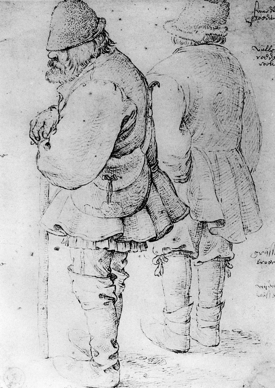 Studi di contadini, 1913 da Pieter Bruegel the Elder