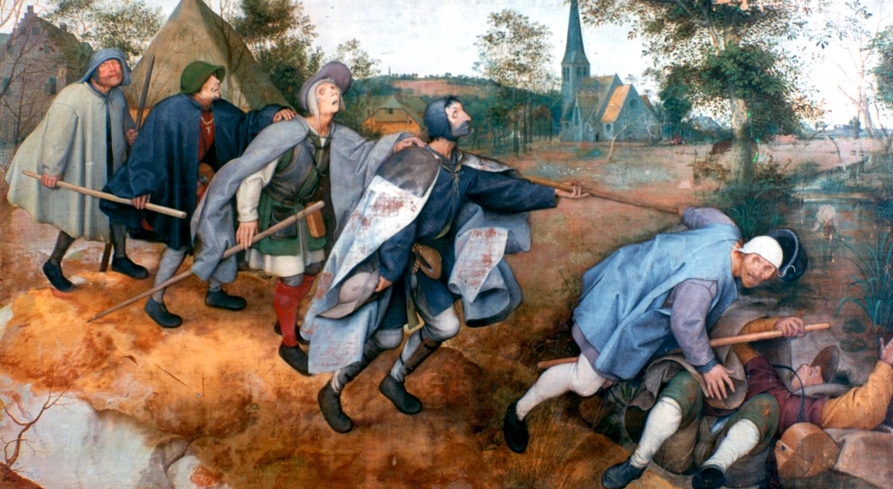 La parabola dei ciechi, 1568 da Pieter Bruegel the Elder