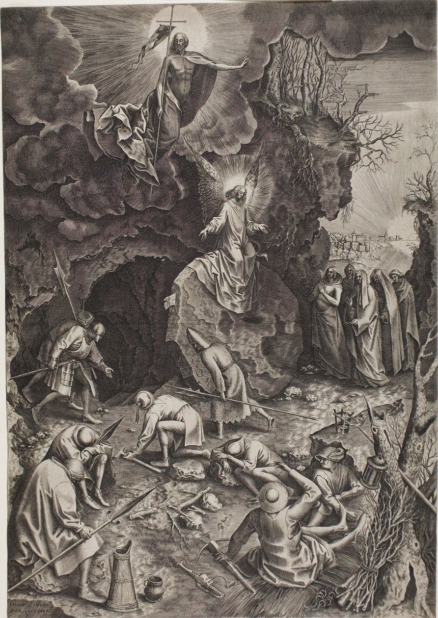 La resurrezione da Pieter Bruegel the Elder