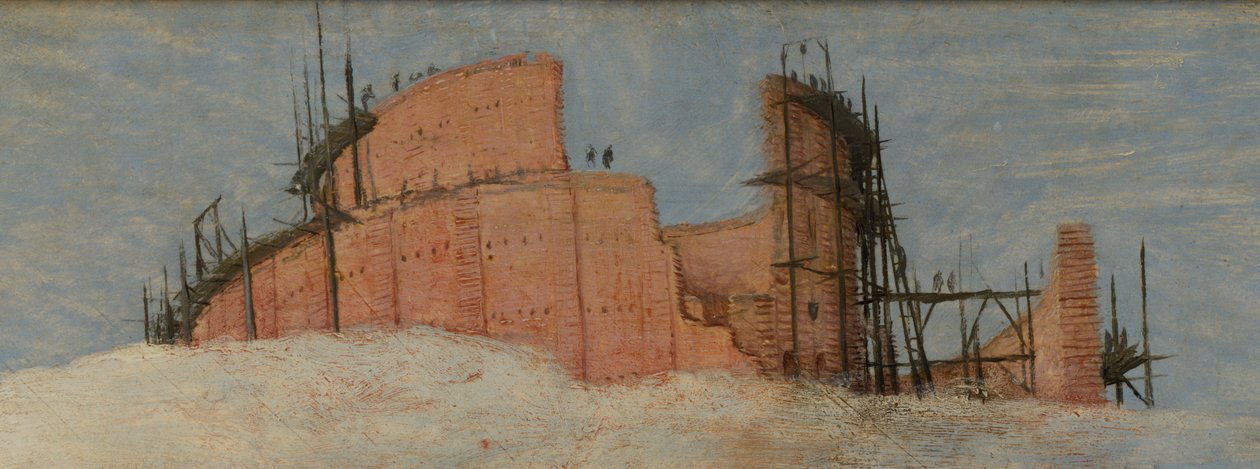 (dettaglio) dalla Grande Torre di Babele a Vienna da Pieter Brueghel the Elder