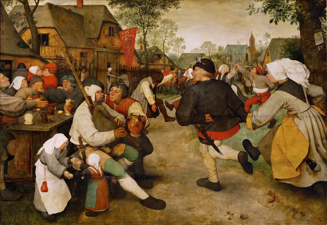 Tedesco: Bauerntanz La danza dei contadini da Pieter Brueghel the Elder