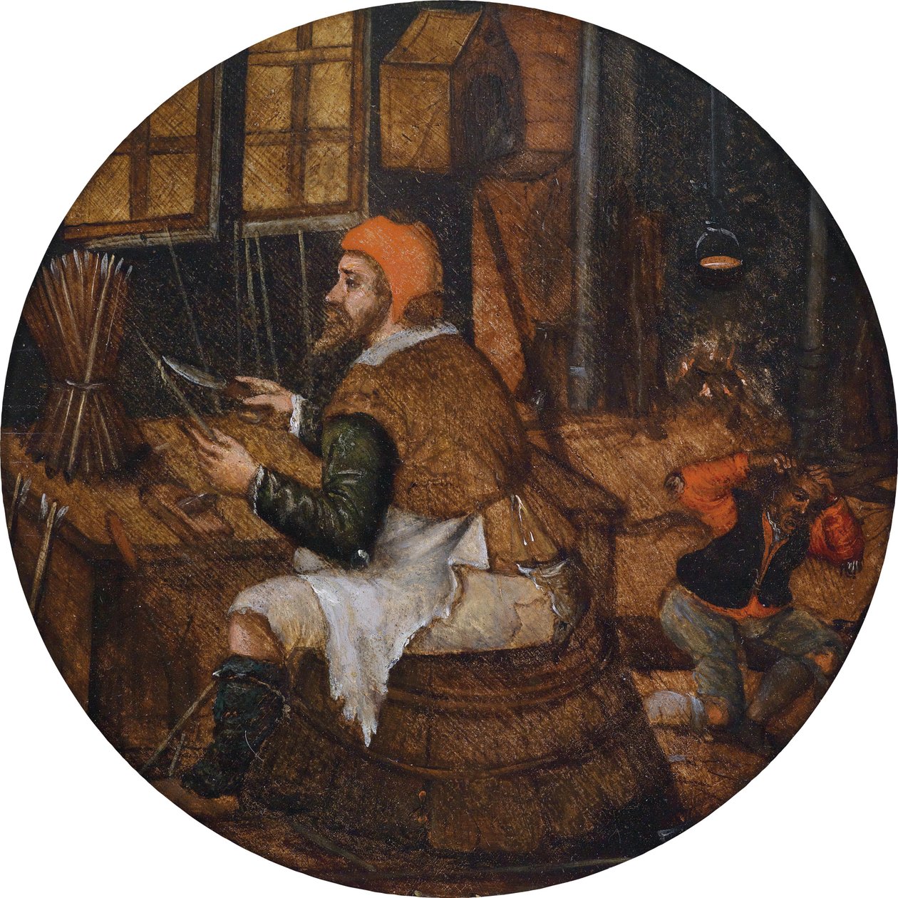 Fabbricante di frecce da Pieter Brueghel the Younger