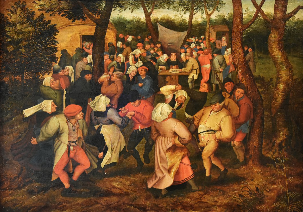 Olandese: Danza nuziale contadina da Pieter Brueghel the Younger