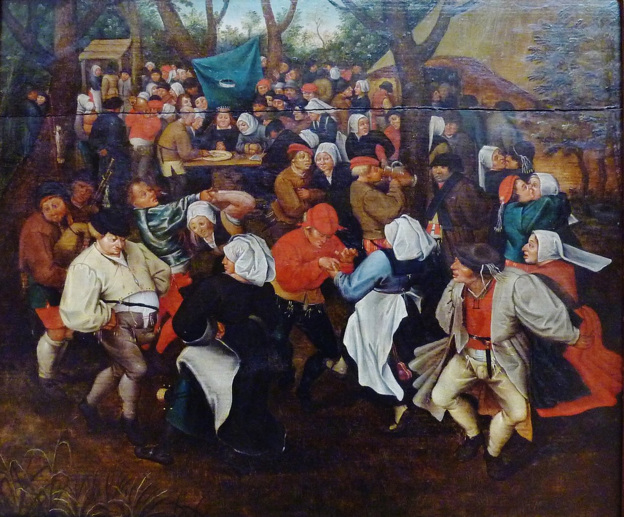 Francese:  La Danse de noce La danza nuziale da Pieter Brueghel the Younger