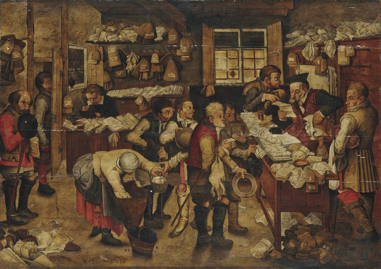Il pagamento delle decime da Pieter Brueghel the Younger