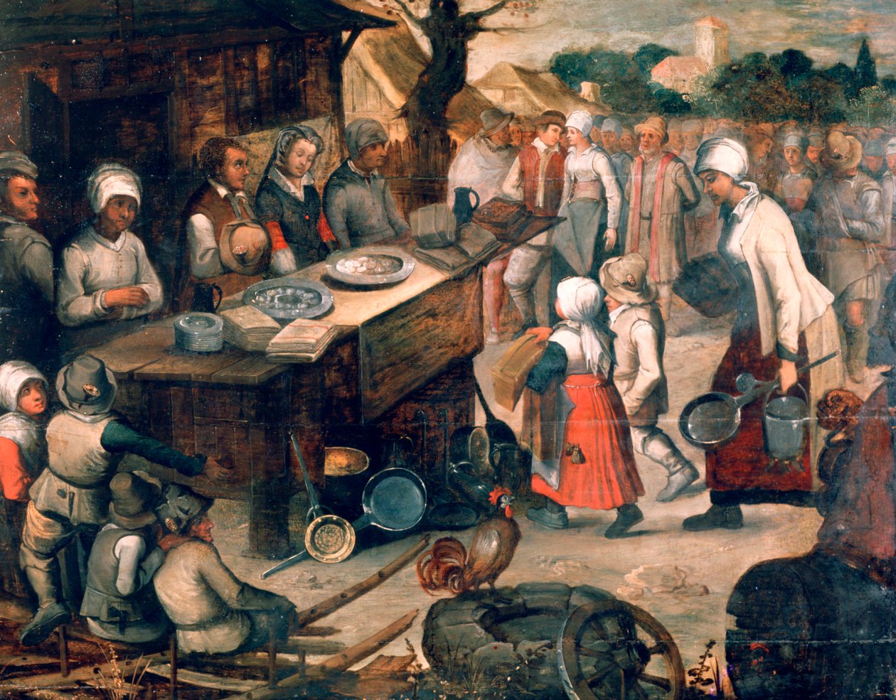 La presentazione dei doni, c1584-1638 da Pieter Brueghel the Younger