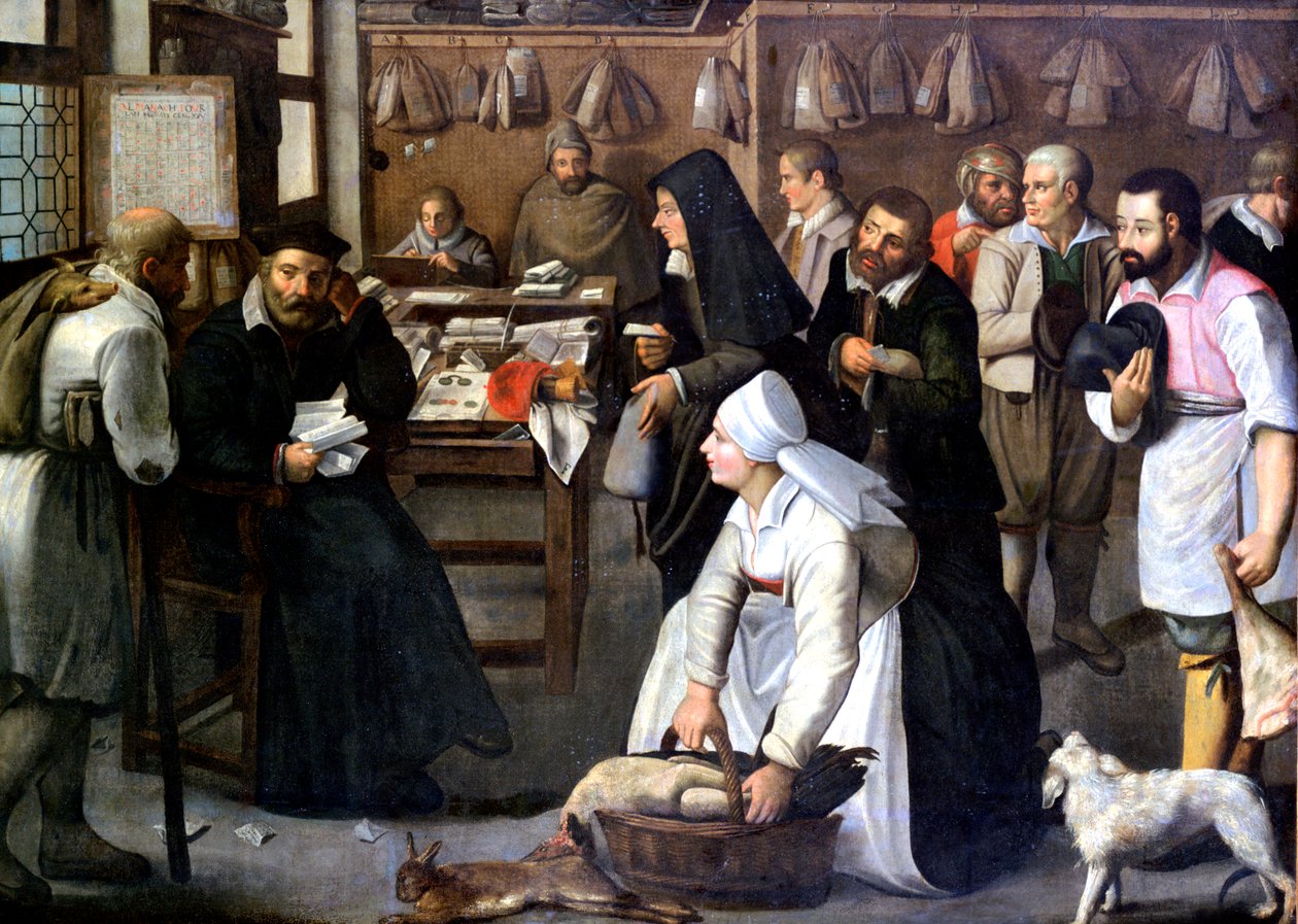 La vendita della natura da Pieter Brueghel the Younger