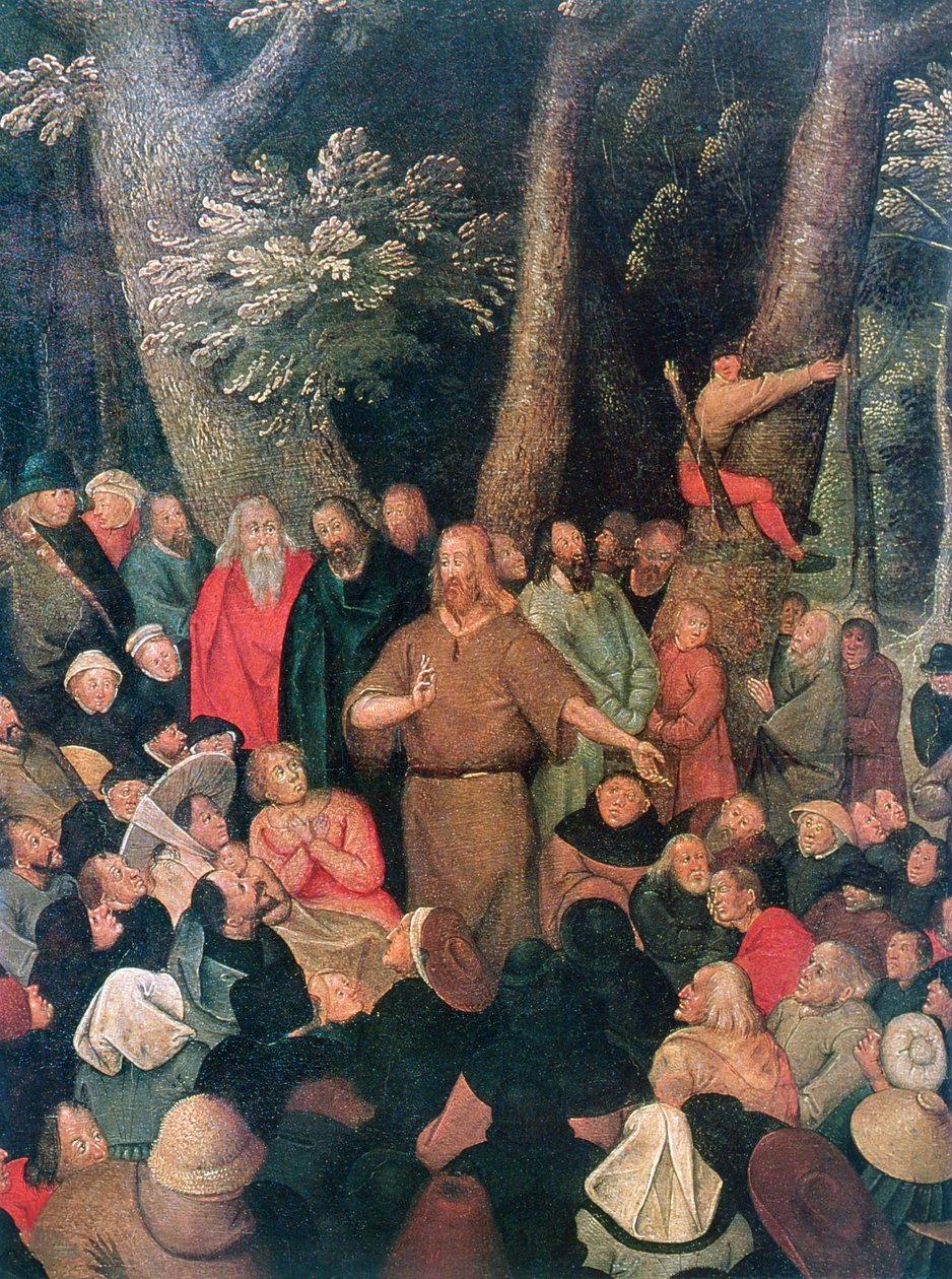 Il sermone di Giovanni Battista (dettaglio), 1604 da Pieter Brueghel the Younger