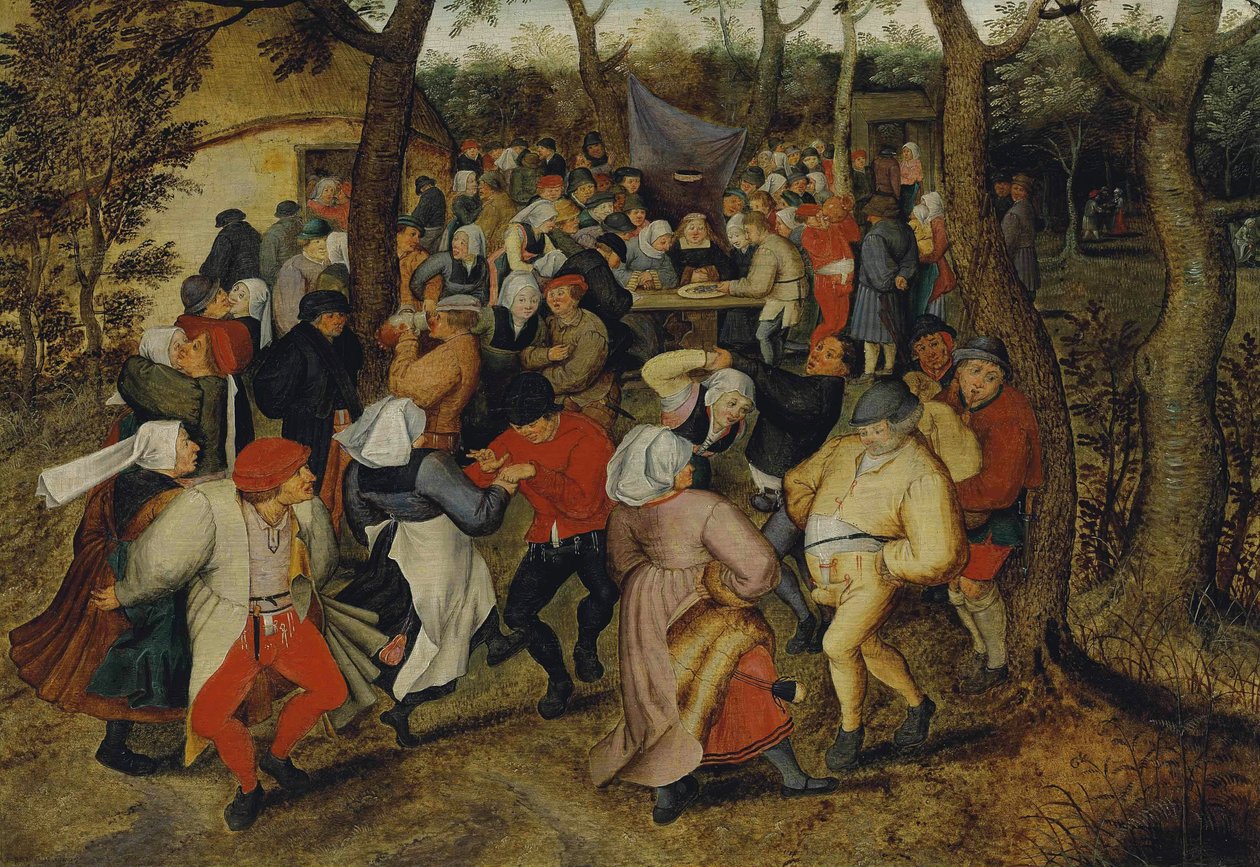 Il ballo del matrimonio da Pieter Brueghel the Younger