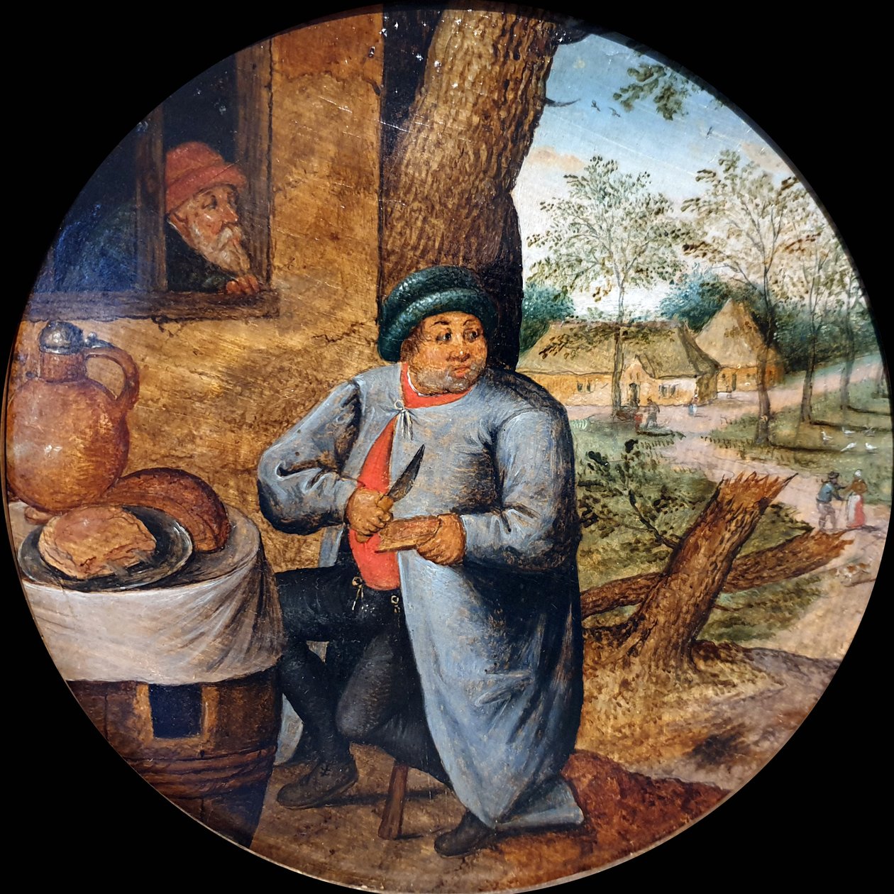 Il mangiatore di pane da Pieter Brueghel the Younger