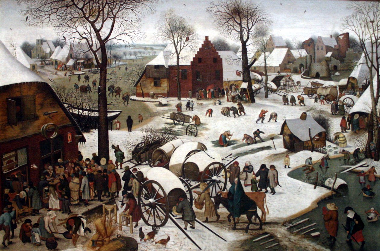 Il censimento a Betlemme da Pieter Brueghel the Younger