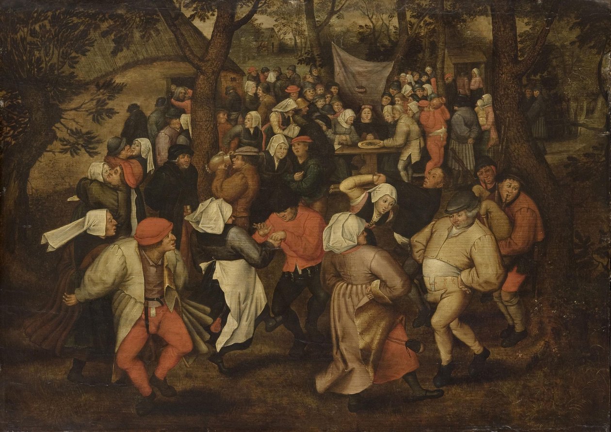 Il ballo del matrimonio da Pieter Brueghel the Younger