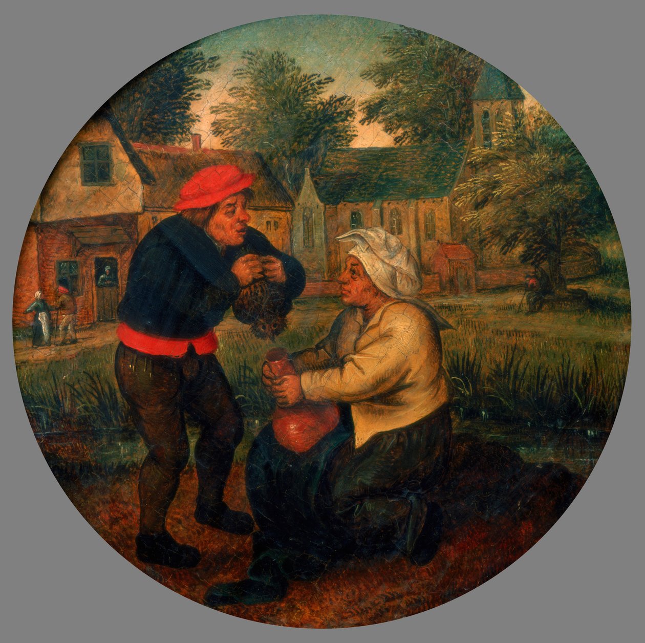 Proverbio fiammingo non identificato da Pieter Brueghel the Younger