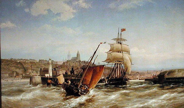 Porto di Boulogne da Pieter Christiaan Cornelis Dommelshuizen
