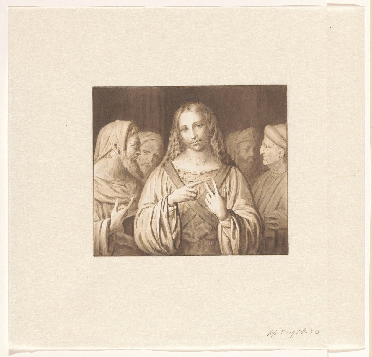 Il giovane Cristo tra i dottori da Pieter Christoffel Wonder