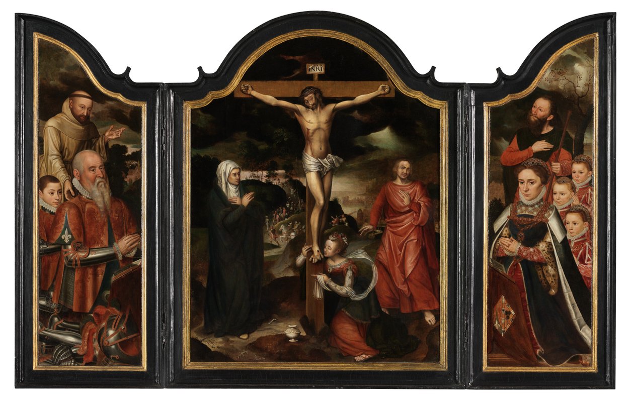Cristo sulla Croce con la Vergine, San Giovanni e Maria Maddalena da Pieter Claeissens