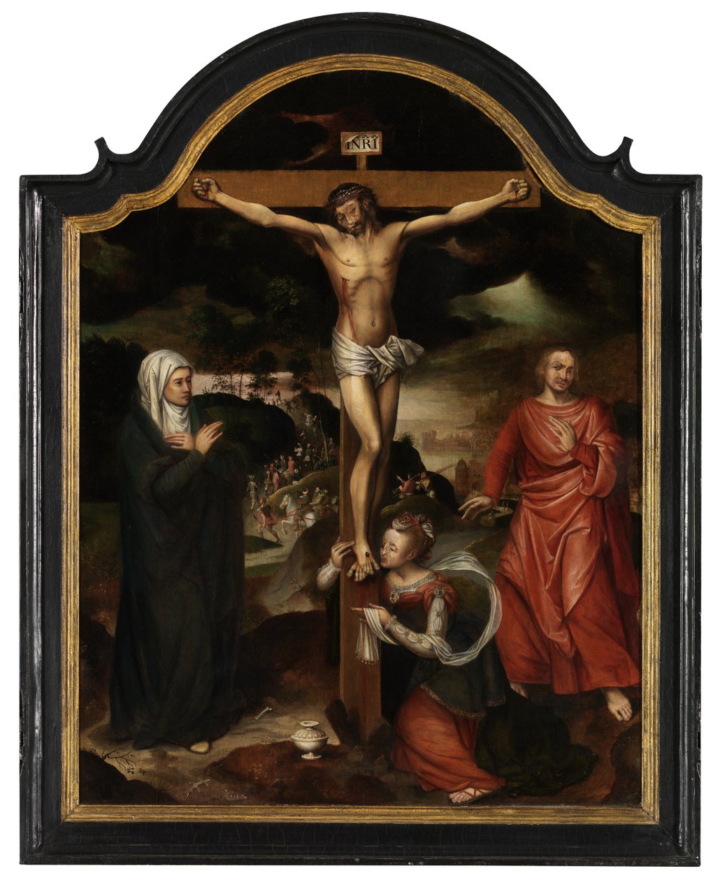 Cristo sulla croce con la Vergine, San Giovanni e Maria Maddalena da Pieter Claeissens