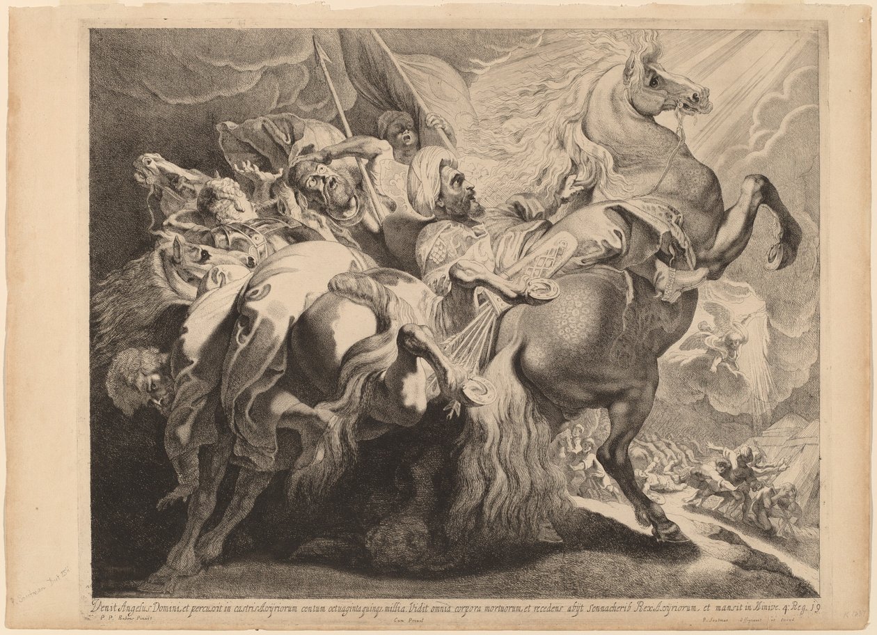 La sconfitta di Sennacherib da Pieter Claesz Soutman after Sir Peter Paul Rubens