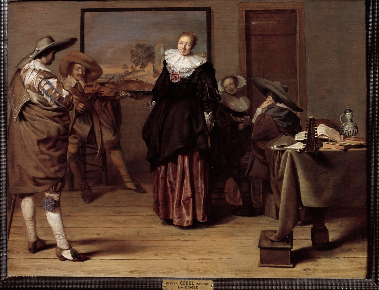 La lezione di danza da Pieter Codde