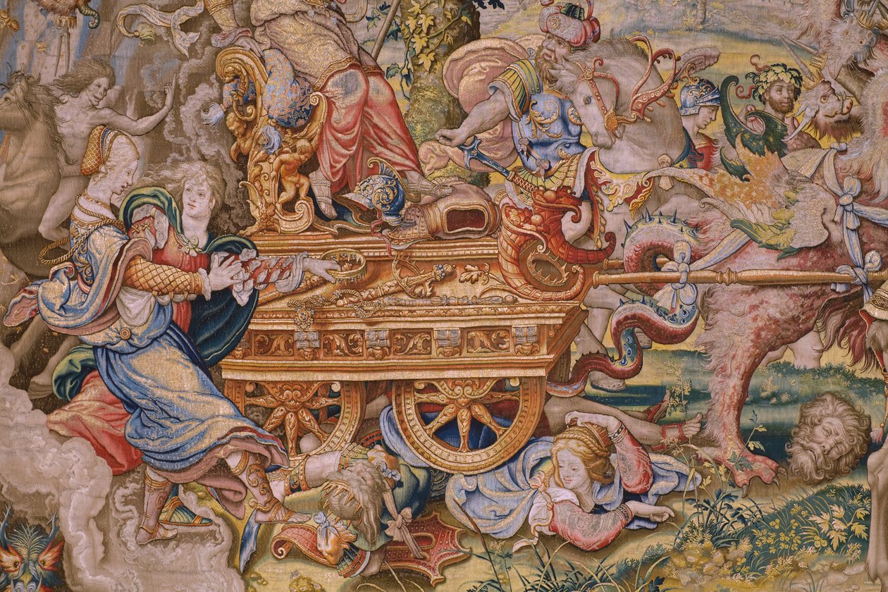Serie I sette peccati capitali: Vanità. Cartonista Pieter Coecke van Aelst. Atelier di Bruxelles. Ca 1542-1544. da Pieter Coecke van Aelst