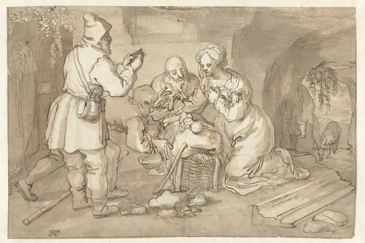 Adorazione dei pastori da Pieter Cornelisz. van Rijck