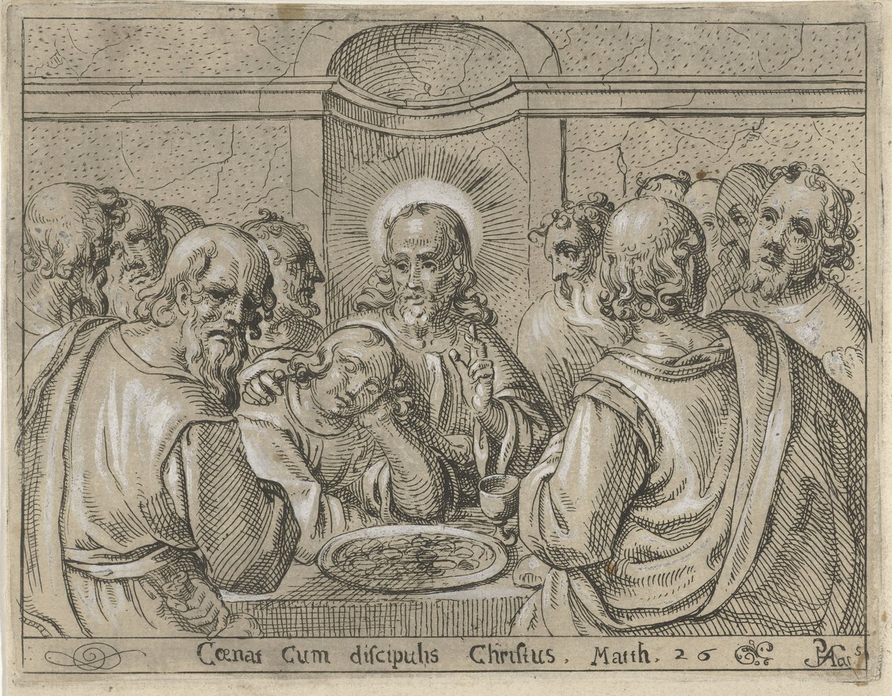 Ultima Cena da Pieter Feddes van Harlingen