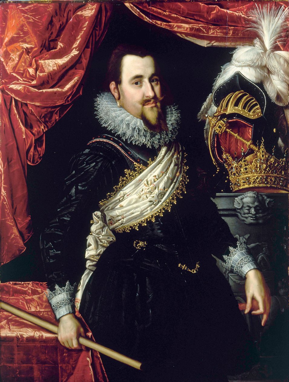 Ritratto di Christian IV, re di Danimarca da Pieter Fransz. Isaacsz.