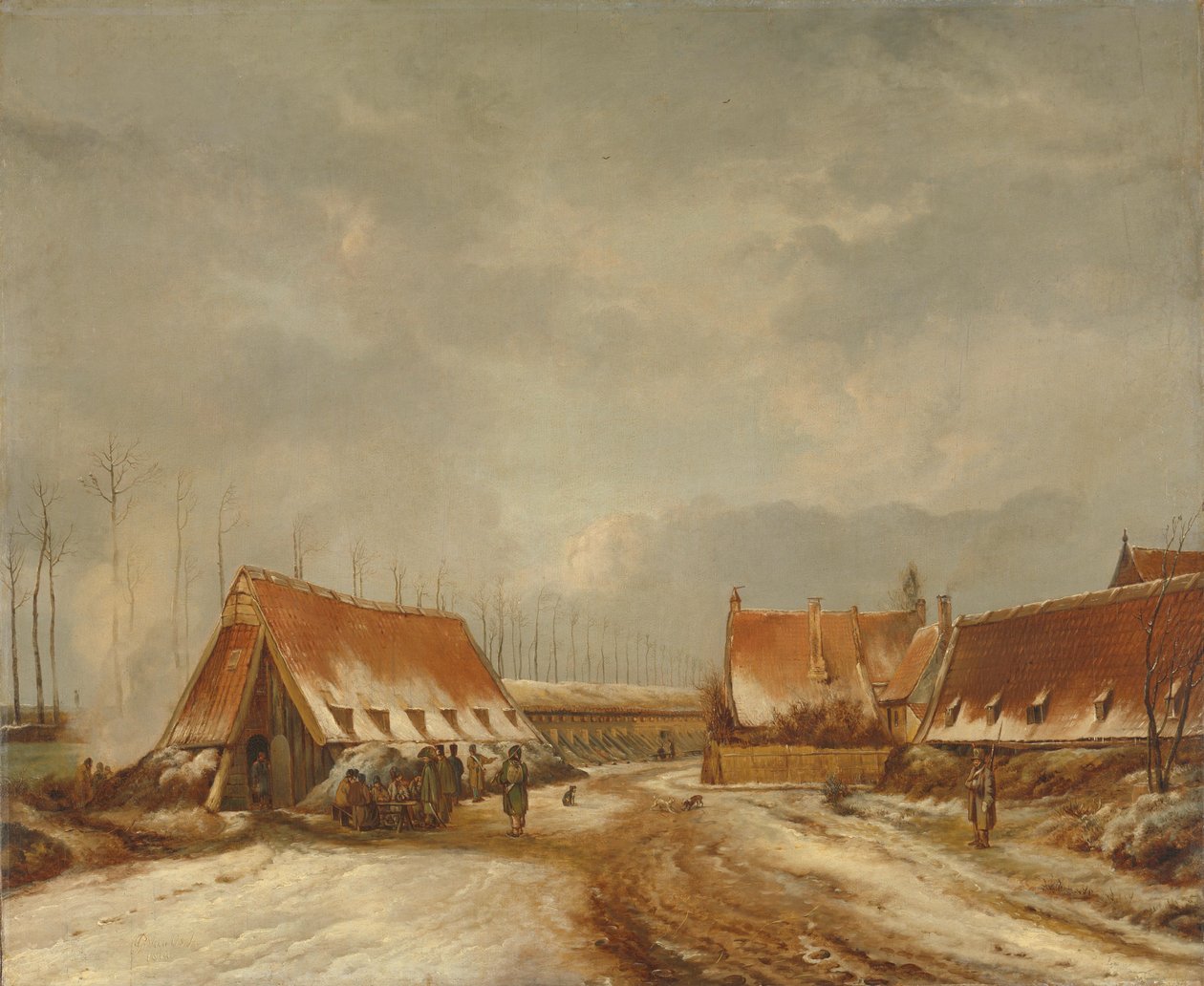 Le Casematte prima di Naarden, 1814 da Pieter Gerardus van Os