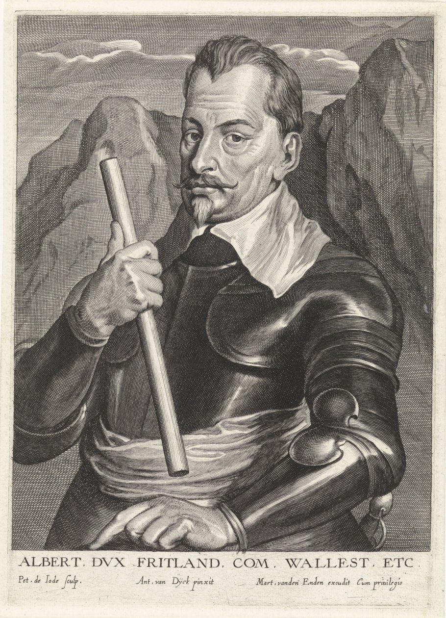 Albrecht von Wallenstein da Pieter I Jode de