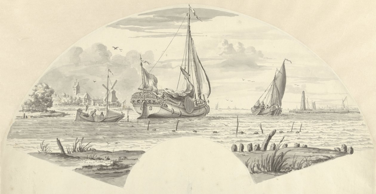 Veduta di alcune barche sull