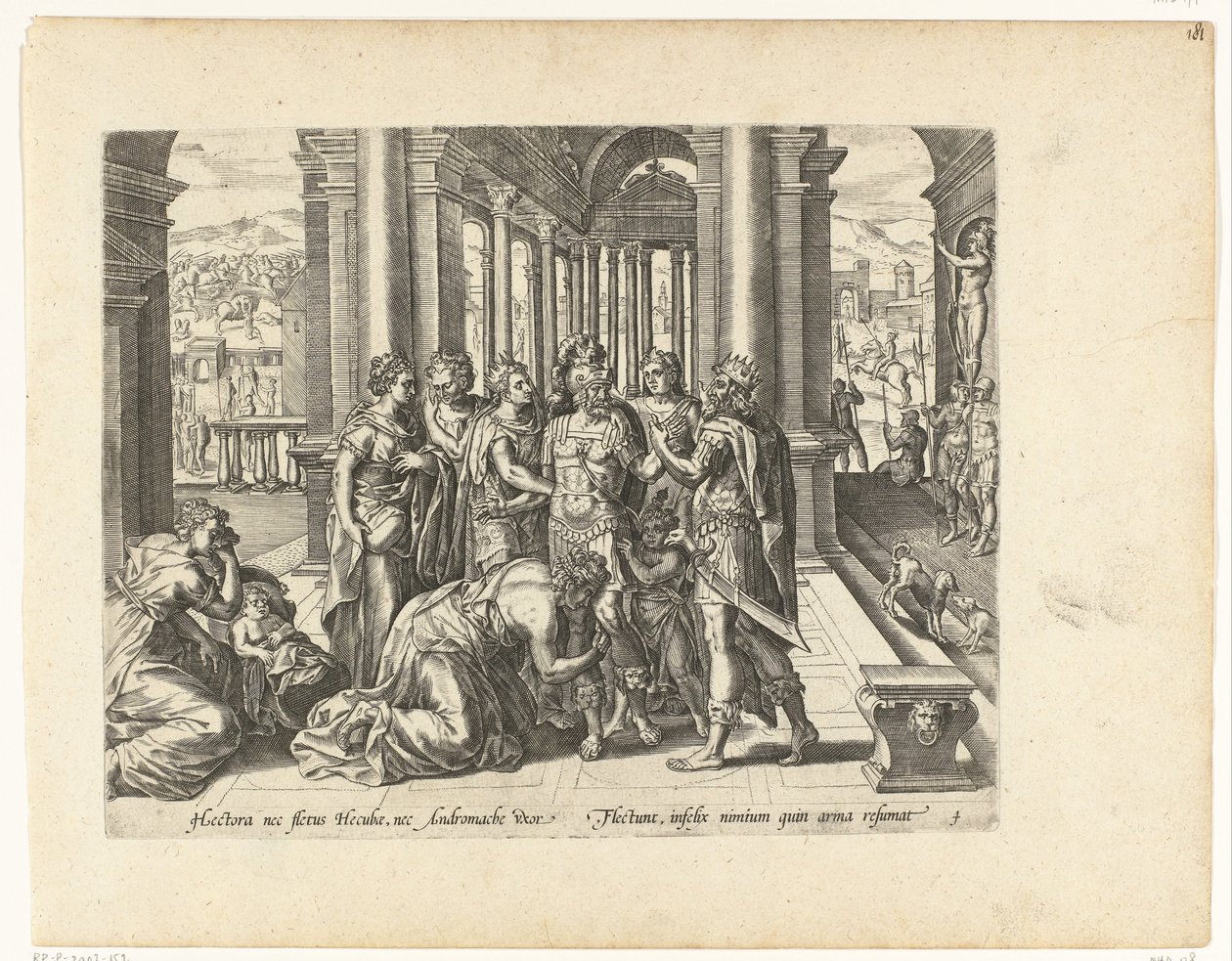 Addio di Ettore da Pieter Jalhea Furnius