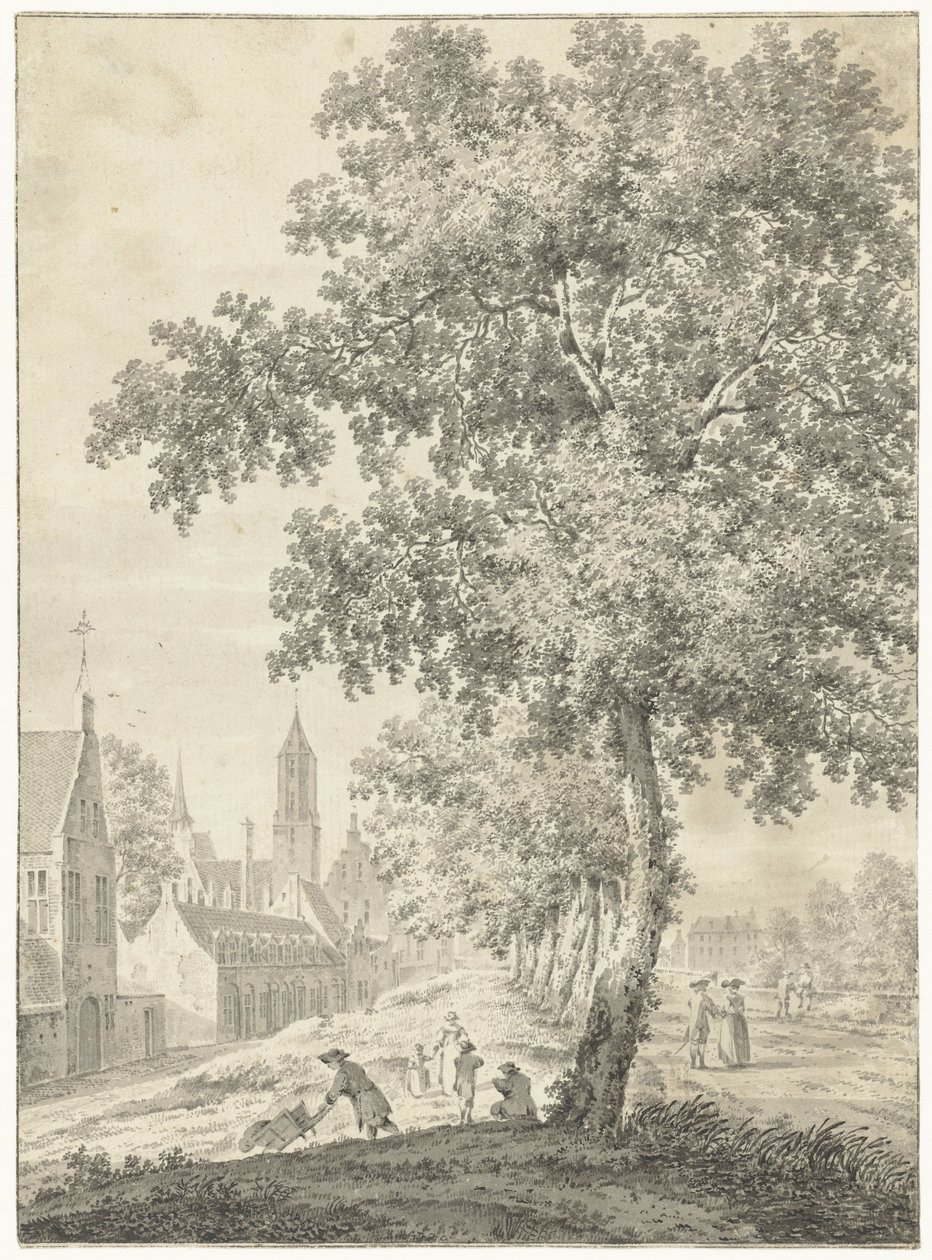 Sulla cinta muraria di Utrecht da Pieter Jan van Liender