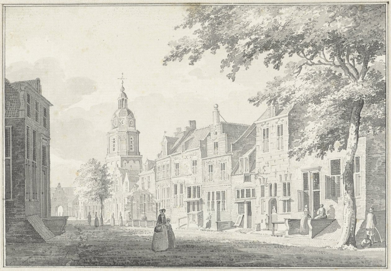 Strada del villaggio a Buren da Pieter Jan van Liender