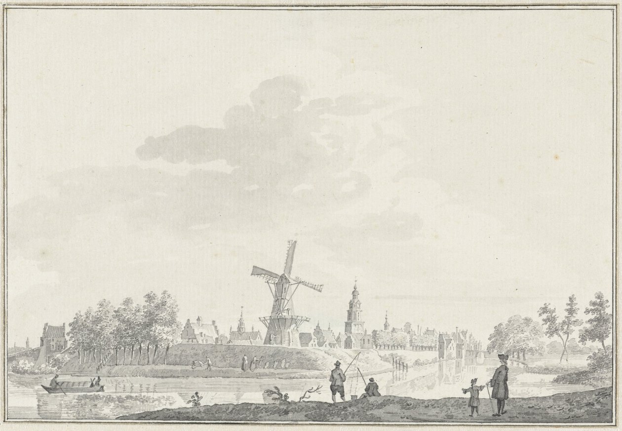 Veduta della città di Buren da Pieter Jan van Liender