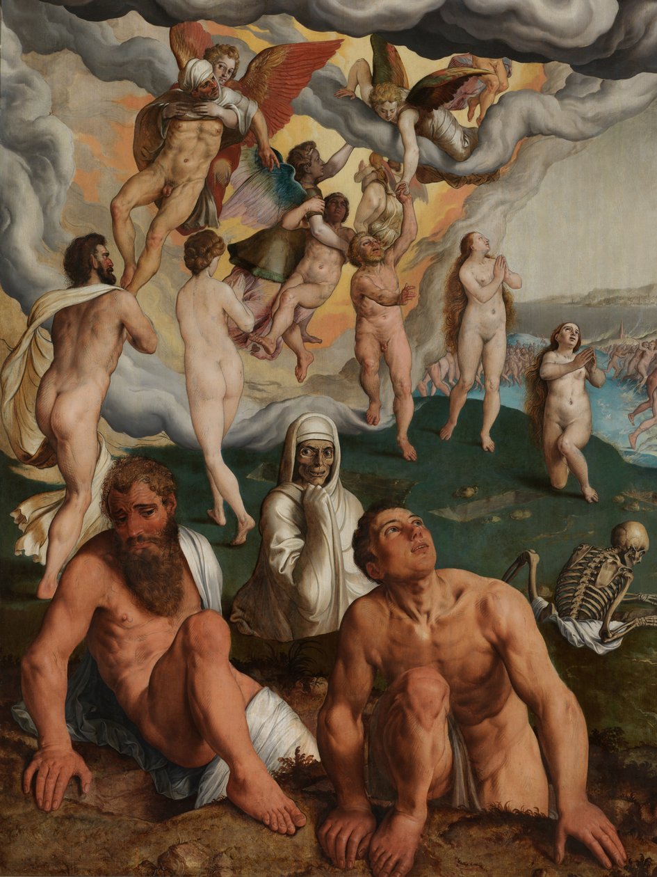 (dettaglio) Il Giudizio Universale da Pieter Jansz. Pourbus