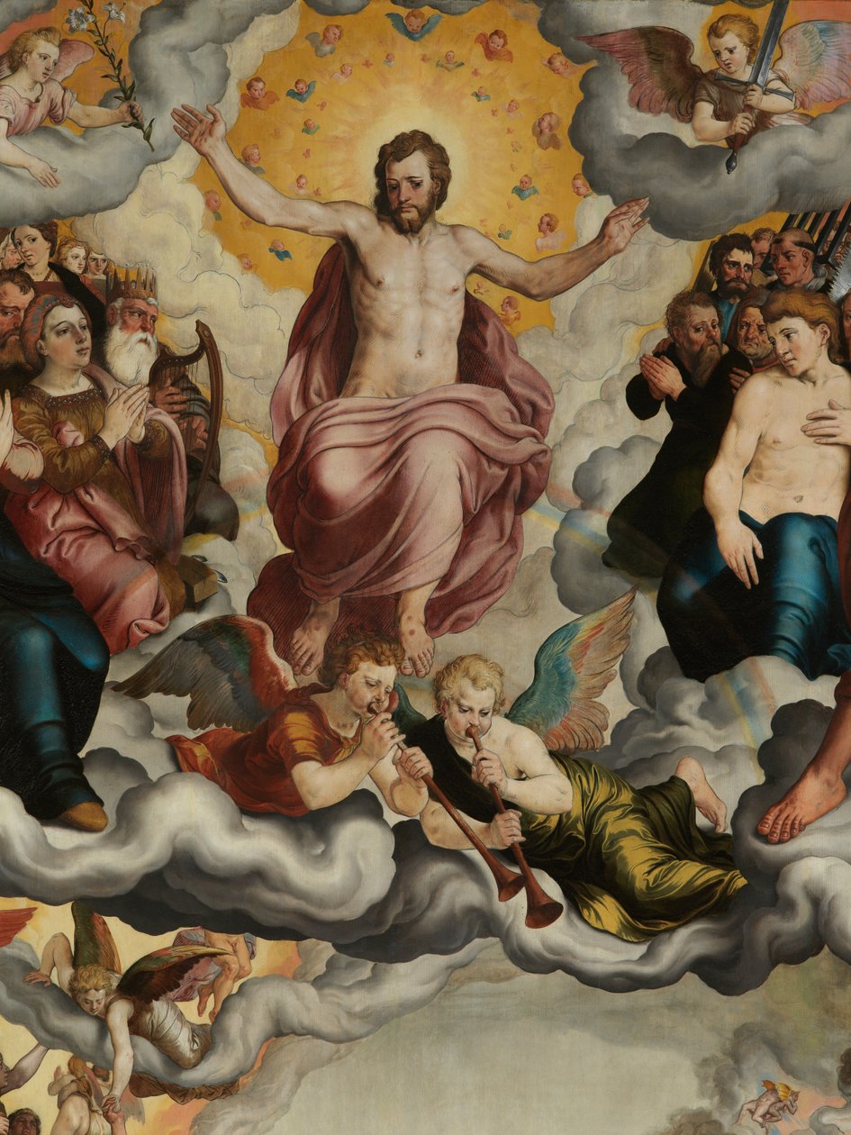 (dettaglio) Il Giudizio Universale da Pieter Jansz. Pourbus