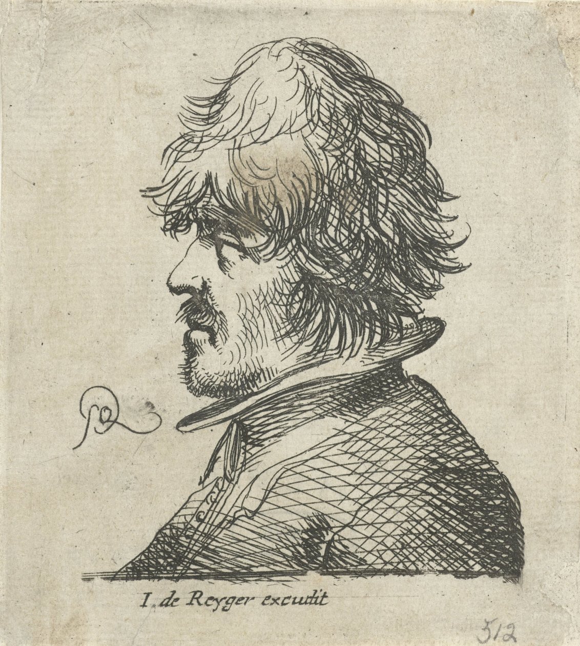 Busto ritratto di un uomo con berretto da pescatore da Pieter Jansz Quast