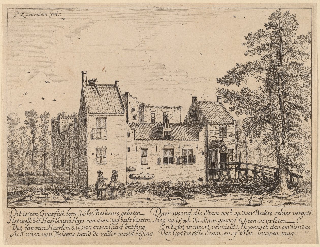 Castello di Berkenrode da Pieter Jansz Saenredam